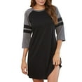 thumbnail image 2 of Kiplyki New Arrivals Sleepwear for Women Fashion Dress Short Sleeve Warm Home Print Pajamas, 2 of 8