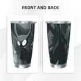 thumbnail image 3 of KLL Forest Black Ghost Warrior Print 40oz Stainless Steel Insulated Car Cup with Spillproof Lid - Keep Your Drink Hot or Cold on the Go-Straw Three-piece Set, 3 of 8