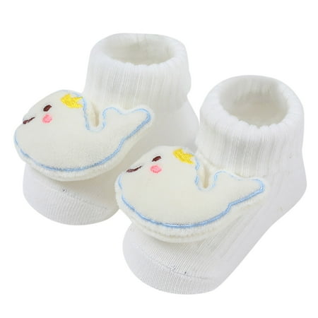 

ASEIDFNSA Girl Socks 4T Slip On Socks for Toddlers Girls Socks Baby Cotton Slip Socks Cartoon Socks