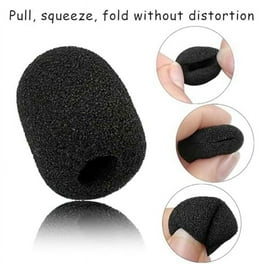 100 Pieces Mini Foam Microphone Windscreen Mic Cover Foam 