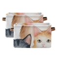 thumbnail image 2 of Cats Storage Bins Baskets With Handles Storage Box Clothes Organizer Organization Toys, 2 of 7