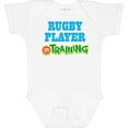 thumbnail image 3 of Inktastic Rugby Player in Training Boys or Girls Baby Bodysuit, 3 of 5