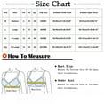 thumbnail image 4 of Fanxing Bras for Women Wirefree Buckle Bra Wireless Comfort Button Cotton Bras for Older Women Birthday Gifts for Women 34AB： Large, 4 of 5