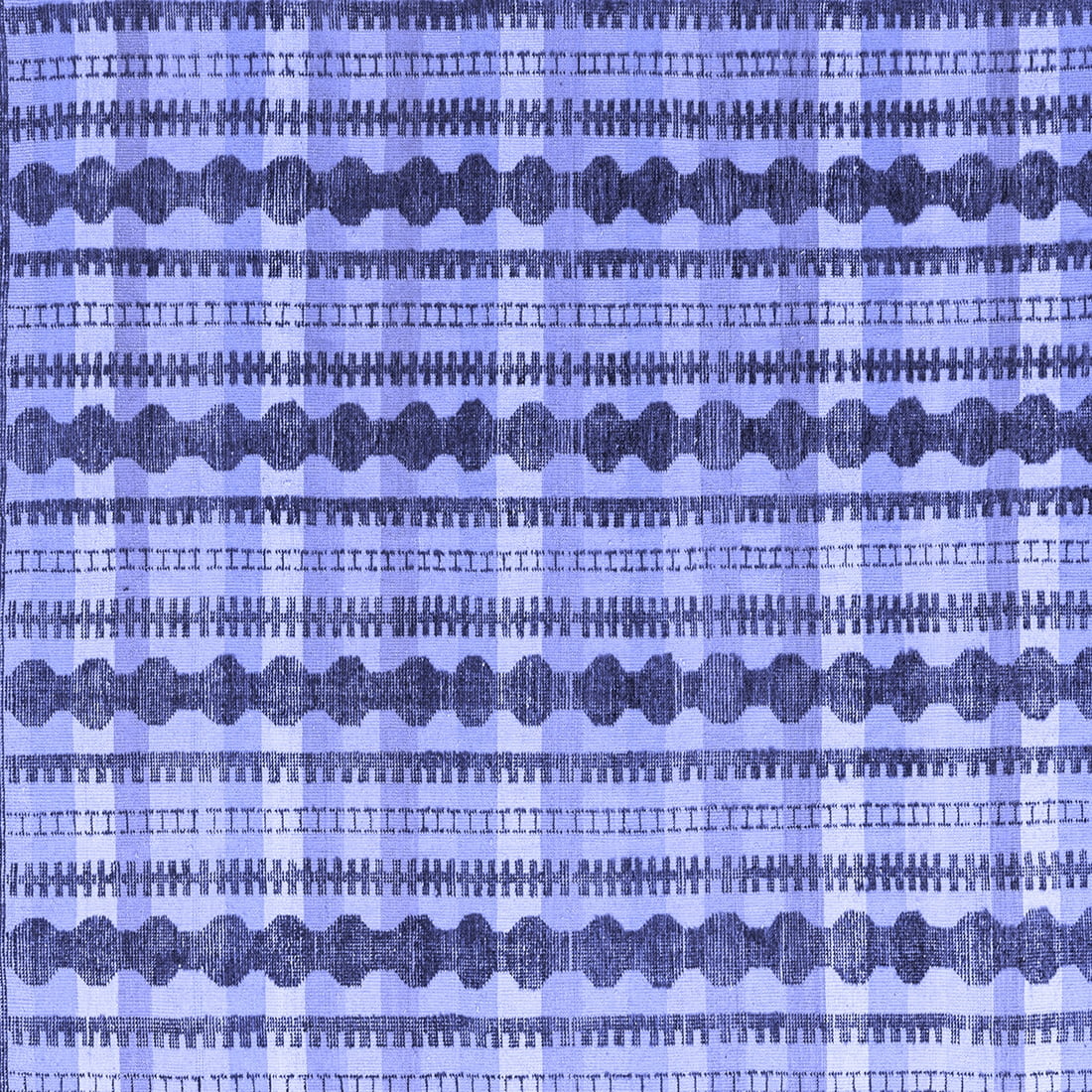 Ahgly Company Indoor Square Abstract Blue Modern Area Rugs, 5' Square ...