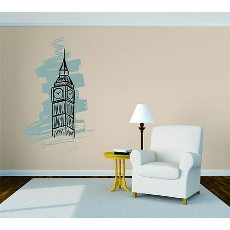 Do It Yourself Wall Decal Sticker Big Ben London 20×30 Do It Yourself Wall Decal Sticker Big Ben London 20×30