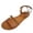 Brown, variant on Modisza Women's Flat Sandals Open Toes Buckles Ankle Strap Slide Shoes Non Slip Summer Comfortable Dressy Sandal for Outdoor Black 9
