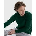 thumbnail image 4 of Hanes Beefy Men's Long Sleeve T-Shirt, Cotton Deep Forest 2XL, 4 of 4