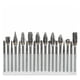 thumbnail image 1 of DECKON Paquete de 20 puntas rotatorias de carburo de tungsteno para taladrado y pulido de metal - 3x3 + 3x6 puntas de pulido de acero de tungsteno. Kuyhfg Bienvenido a Kuyhfg, 1 of 3