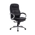 thumbnail image 1 of ViscoLogic Splendor Padded Seat and High Backrest Executive Home Office Desk Chair (Black), 1 of 5