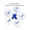 thumbnail image 3 of 4 Packs Compatible Cpap Mask Strap Covers, Face Cushion Cover Compatible Cpap Strap , Universal And Reusable Comf, 3 of 5