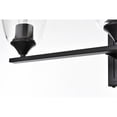 thumbnail image 5 of Living District Harris 3-Light Iron & Glass Bath Sconce in Black/Clear, 5 of 6