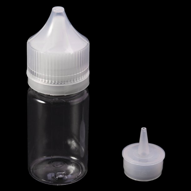 10ml120ml PET Plastic Empty Dropper Liquid Eye Clear Water Bottle Long