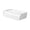 White, variant on S SERENABLE Litter Box Step Floor Protection Keep Tidy Compact Cat Litter Box Foot Board Black