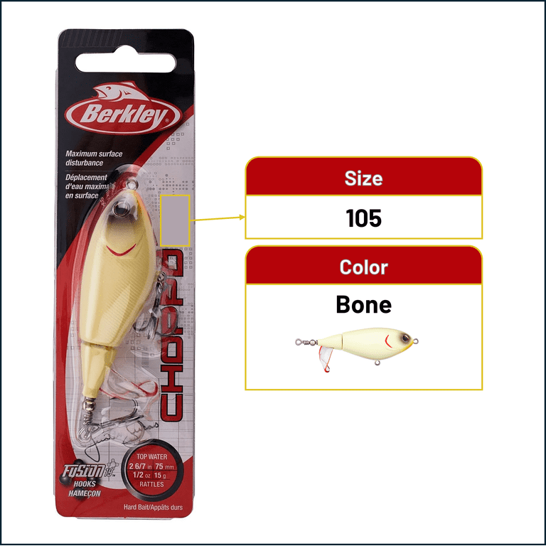 bone colored fishing lures Jackall Blast Jr. Natural Oikawa The culmination of three years worth of research and design Berkley Choppo Topwater Fishing Lure,