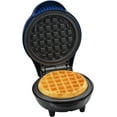 thumbnail image 4 of Kitchen Selectives Mini Waffle Maker - Classic Waffle Iron for Breakfast, Snacks & Desserts - Nonstick Coating for Easy Cleanup - Compact & Portable - Cobalt Blue, 4 of 6
