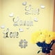 thumbnail image 1 of onlyliua para El Hogar Pegatinas de Pared Extraíbles con Frase Vive, Ríe, Calcomanía de Espejo para Decoración de Habitación, 1 of 3