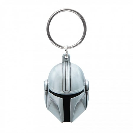 Plasticolor 004551R01 Star Wars Mandalorian 3D Helmet Key Chain
