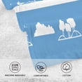 thumbnail image 3 of Cityscape Icons Pattern Soft 100% Cotton Towel, High Absorbency, Single Pack, 16" x 28", 3 of 7
