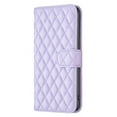 thumbnail image 2 of Elepower Wallet Case for Samsung Galaxy S21 Ultra 6.8", PU Leather Case Design Lines Diamond Pattern, Full Protection [Flip Cover & Magnetic Clasp & Kickstand] Fashion Case for Girls & Women, Purple, 2 of 9