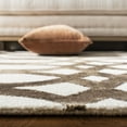 thumbnail image 5 of Safavieh Dip Dye Rosanne Distressed Area Rug, Ivory/Chocolate, 7' x 7' Square, 5 of 11