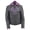 Purple, variant on Milwaukee Leather MPL1967 Women's 3/4 Hooded Black and Purple Textile Jacket with Reflective Tribal Detail Small