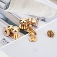thumbnail image 3 of Stud Screw Leather Fasteners Metal Rivet 20PCS 9 X 8mm DIY Copper Rivets Round Head Nipple Nail Bag Shoes Accessories For Leather, 3 of 8