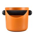 thumbnail image 1 of Caja para golpear café, caja para golpear café expreso que absorbe los golpes para moler café barista, contenedor de basura antideslizante para café expreso, tipo A, naranja, 1 of 5