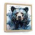 thumbnail image 2 of Designart "Abstract Bear Motion Interpretation I" Animals Bear Floater Framed Wall Art Prints, 2 of 5