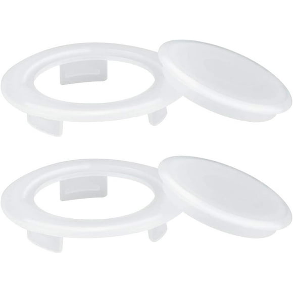2 Pcs (4 Inch) Table Umbrella Hole Ring Plastic Umbrella Table Hole Protector for Patio Umbrella Garden Umbrella Umbrella Stability Umbrella - White