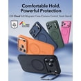 thumbnail image 2 of Funda de Silicona ESR para iPhone 17 Pro Max con Soporte Magnético Negra, 2 of 7
