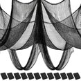 thumbnail image 1 of Halloween Creepy Cloth Riare, 12 unidades, 75 x 190 cm, color negro, 1 of 8