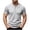 #0287-Gray, variant on Qiyinn Mens Quarter Zip Polo Shirts Casual Summer Knit Textured Short Sleeve Shirt Beach Vacation Stretchy Golf Shirts