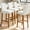 Off-White, variant on 4 Pack Stretch Bar Stool Slipcover, Dining Chair Cover, Elastic Jacquard Fabric Protector for Counter Height Bar Stools with Backrest(Khaki)