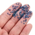 thumbnail image 4 of Uxcell Paillettes en Verre Froissé Colorées Irrégulières Bleues, 4 of 7