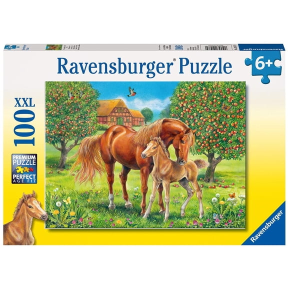 Ravensburger Horses on The Field Jigsaw Puzzle (100 Piece)