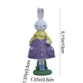 thumbnail image 3 of Cute Easter Resin Bunny Decor, Creative Resin Rabbit Outdoor Indoor Decor, for Easter Home courtyard garden decoration, 3 of 6
