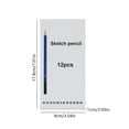 thumbnail image 2 of 12-Piece Graphite Pencil Set for Technical Sketching - Range of Hardness from 5H to 8B - Ideal for Portraits, Landscapes, and Professional Drawing Projects, 2 of 5