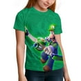 thumbnail image 6 of Luigi's Mansion Unisex T-Shirt for Boys Girls Short Sleeve Sports Top Breathable Blouse 3D Prints Tee Shirts Casual Children Clothing 120CM, 6 of 8