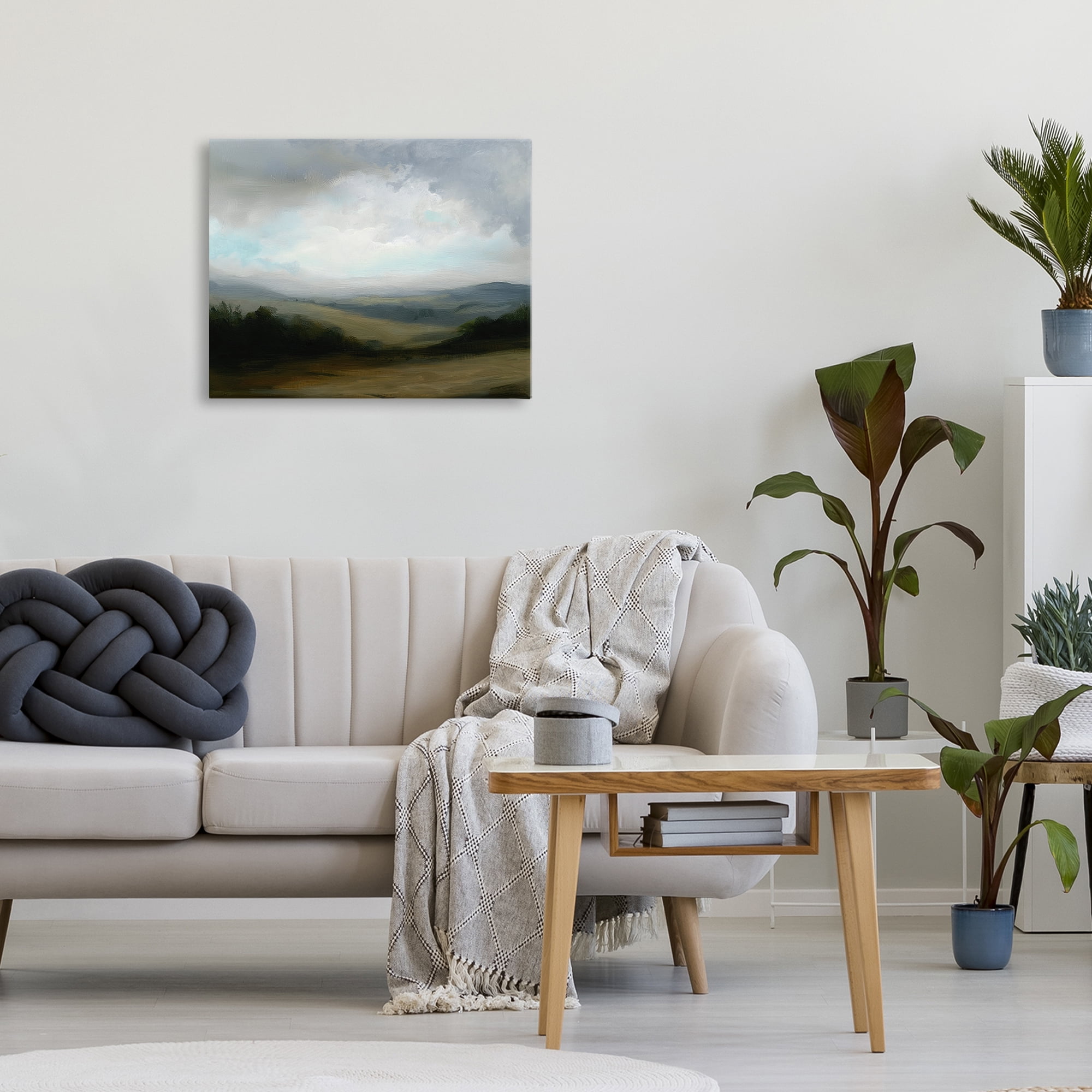 Stupell Industries Refreshed Quiet Rolling Hills Canvas Wall Art, design by Annabelle Hall
