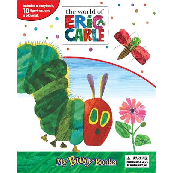 Pre-Owned The World of Eric Carle My Busy Books - Storybook, 10 figurines, playmat, 9782764335475, 2764335474, Paperback, Kids Edition edition