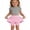 Pink, variant on Girls 2 in 1 Athletic Skort with Built-in Shorts and Pockets Stretch Golf Tennis Cheerleading Skirt for Kids Ages 4-12 Years