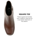 thumbnail image 7 of Journee Collection Womens Mollie Square Toe Platform Ankle Booties, 7 of 7
