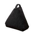 thumbnail image 1 of Cojín triangular decorativo para el suelo, cómodo para regalo de cumpleaños o viaje. Negro, 1 of 8