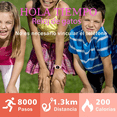 thumbnail image 4 of Reloj Digital Fitness Con Contador De Pasos Y Calorías Niños Color Rosa Claro, 4 of 5
