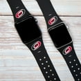 thumbnail image 3 of Black Carolina Hurricanes Silicone Apple Watch Band, 3 of 3