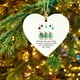 thumbnail image 5 of Adorno de la amistad con forma de corazón de vidrio marino, recuerdo de la amistad, adorno de corazón de la amistad para árbol de Navidad., 5 of 7