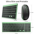 thumbnail image 2 of VIVEFOX Wireless Keyboard and Mouse, 2.4G Ultra Slim Wireless Keyboard Mouse Combo Silent with 12 Function Keys and Auto Sleep, 2 of 7