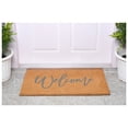 thumbnail image 4 of Calloway Mills 116231729 Cursive Welcome Doormat, 17" x 29", Grey, 4 of 7