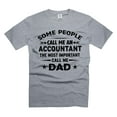 thumbnail image 5 of Mens Accountant Dad T-shirt People Call me Accountant T-Shirt Father's Day Accountant Shirt (Small Navy Blue), 5 of 6