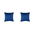 thumbnail image 1 of Funda de cojín de asiento Cateissary almohada con cremallera lavable agradable a la piel Azul oscuro 40x40cm 2Conjunto, 1 of 6
